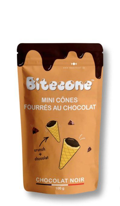 Bitecone chocolat noir